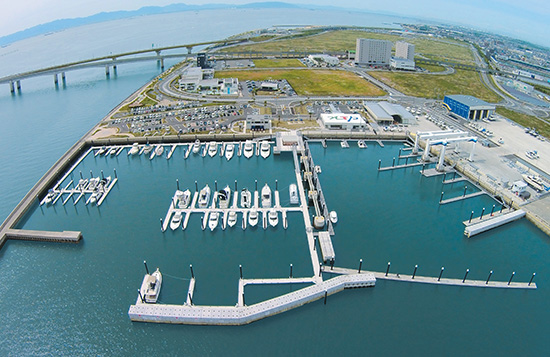 NTPマリーナりんくうの航空写真