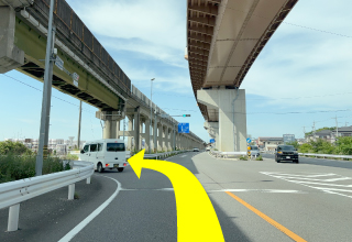 名古屋方面から(高速道路利用)