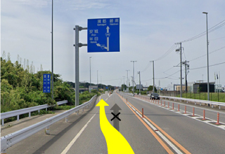 名古屋方面・刈谷知立方面から(一般道路利用)