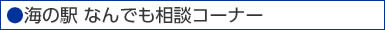 海の駅なんでも相談コーナー